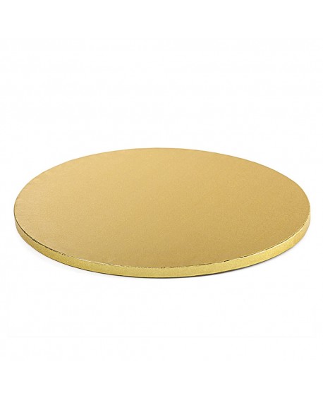 Decora dortový základ 12 mm tuhý světle zlatý 30 cm