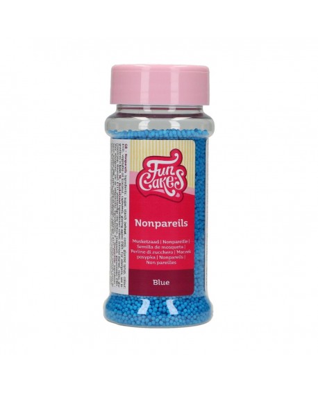 Zuckerperlen/ Nonpareilles Fun Cakes 80 g blau