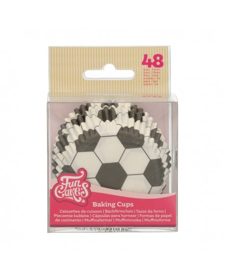cupcake kapszlik muffinkb.hoz FunCakes fekete-fehér kb. 50 mm 48 db