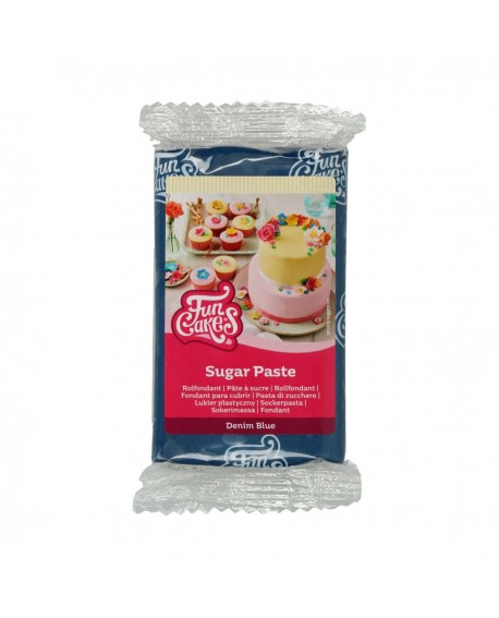 Potahovací hmota FunCakes tmavě modrá 250 g Denim Blue