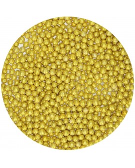 Fun Cakes sprinkles GOLDEN pearls 4mm