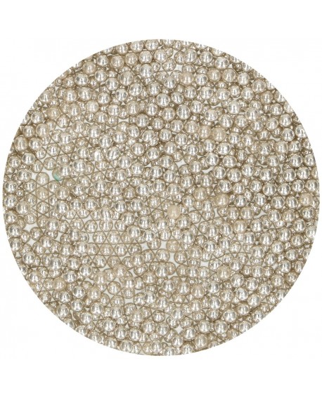 Fun Cakes sprinkles SILVER pearls 4mm