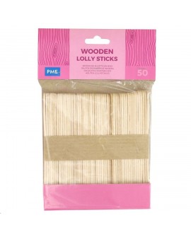 FLAT WOODEN STICKS 11 cm 50 pcs PME