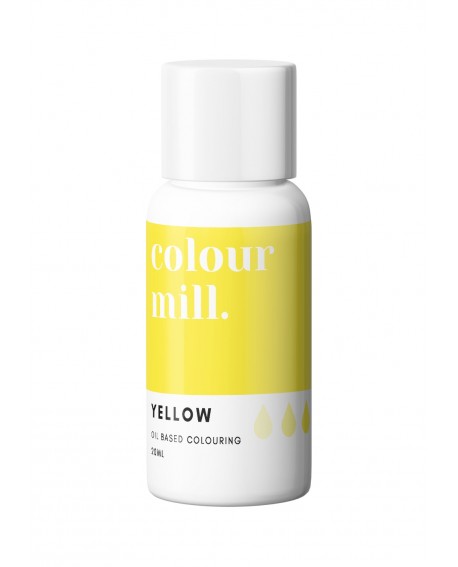 Colour Mill olajalapú ételfesték 20ml SÁRGA