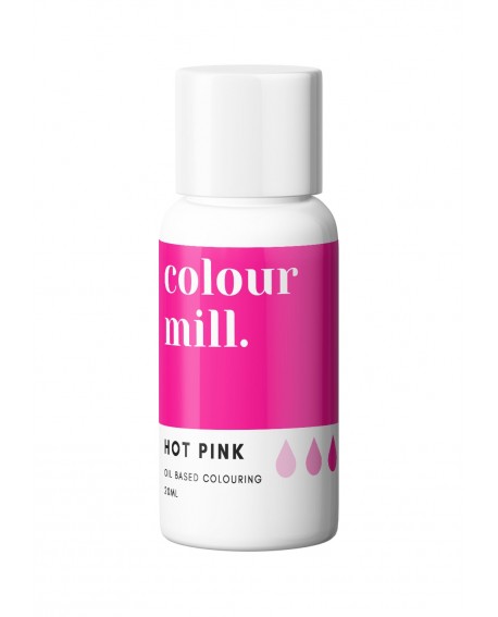 Barwnik olejowy Colour Mill 20ml HOT PINK Ostry Róż