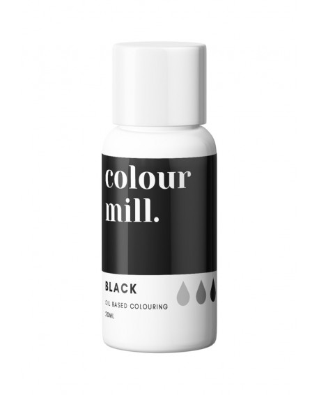 Barwnik olejowy Colour Mill 20ml BLACK Czarny