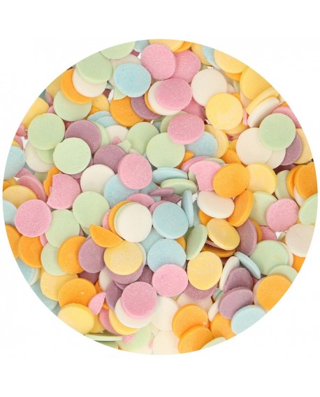 посипка Fun Cakes CONFETTI ПАСТЕЛЬНІ ВЕЛИКІ Konfetti