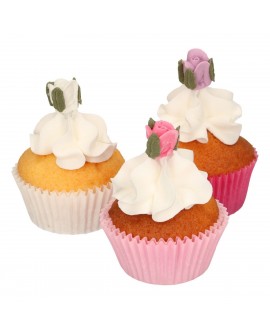 Zuckerdekoration MINI Roses 16 Stk. Rosen Zuckerdekoration MINI Roses 16 Stk. Rosen