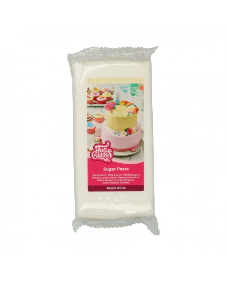 Potahovací hmota FunCakes bílá 1 kg Bright White