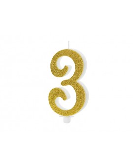 PD 3 GOLD díszgyertya