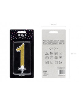 Декоративная свеча PD 1 GOLD