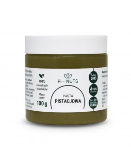 Pasta PISTACJOWA Pi-Nuts 100% Pistacja 100 g