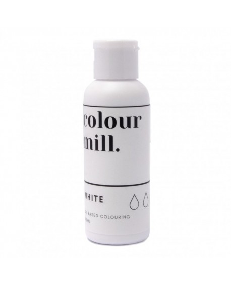 Barwnik olejowy Colour Mill 100 ml WHITE Biały Zawiera E171