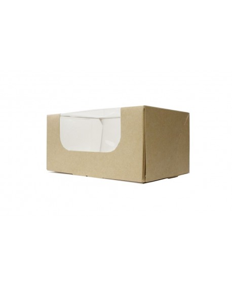 25x15x8 cm KRAFT packaging with window
