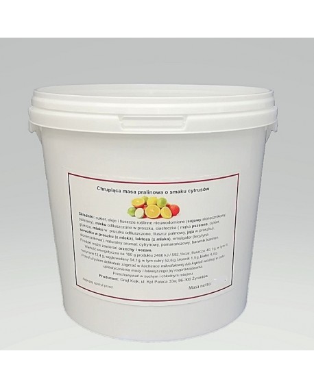 Crispy praline filling Grejt Kejk CITRUS 0,5 kg