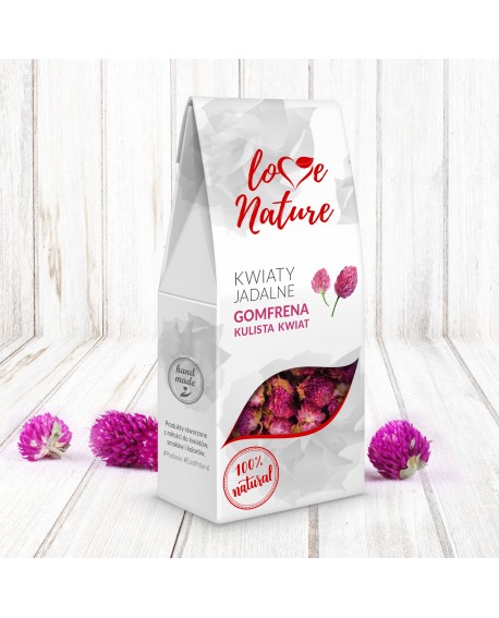 Love Nature Gomphrena essbare Blüten 10g