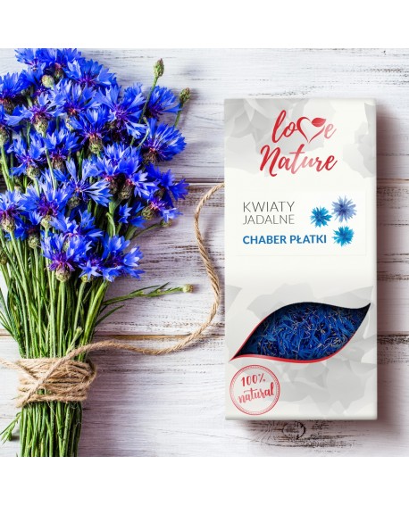 Kwiaty jadalne Love Nature Chaber Niebieski 10g