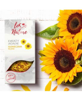 Kwiaty jadalne Love Nature Słonecznik 15g