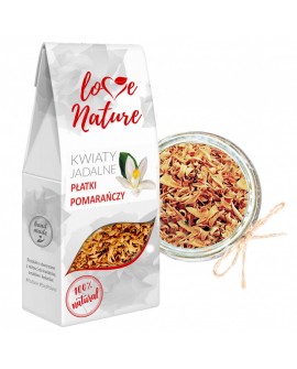 Kwiaty jadalne Love Nature Płatki Pomarańczy 20g