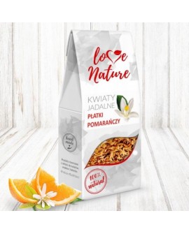 Kwiaty jadalne Love Nature Płatki Pomarańczy 20g