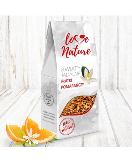 Jedlé květiny Love Nature oranžový Petals 20g