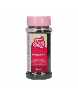 Posypka FunCakes 80 g NONPAREILKY ČERNÁ