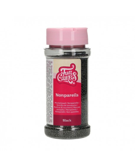 Posypka FunCakes 80 g NONPAREILKY ČERNÁ
