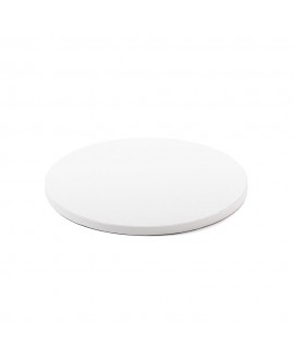 Podkład pod tort BIAŁY 12 mm SZTYWNY 25 cm Decora