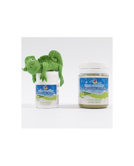 Food Colours powder food colour sugar green 25g