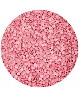 Posypka Fun Cakes Confetti MINI RÓŻOWE 60 g metaliczne