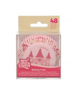 Papilotki Wilton 75 szt CZERWONE W KROPKI