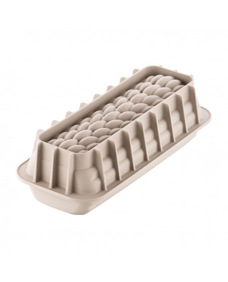 3D silicone mold Silikomart Buche Quenelle mousse cake