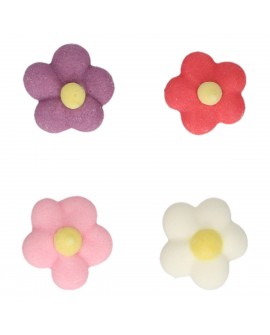 Zuckerdekorationen SMALL FLOWERS 32 Stück