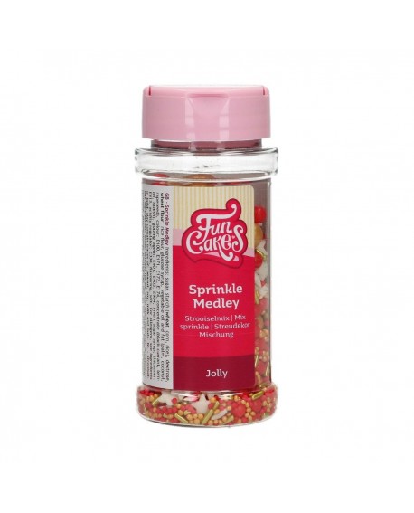 Posypka FC JOLLY Mix 65 g Świąteczna