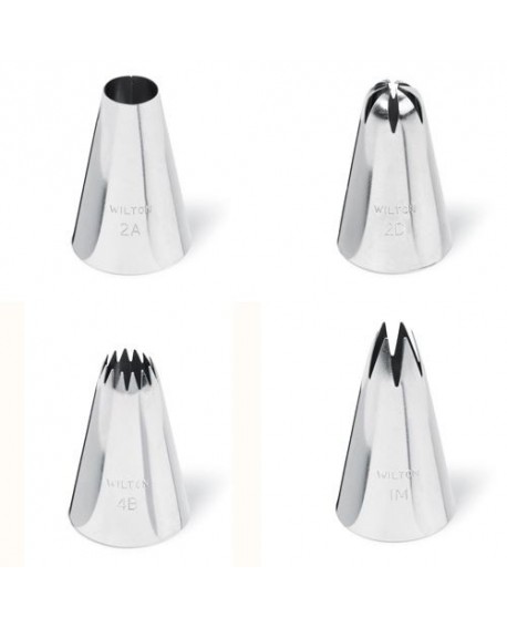 LARGE-Backing-Set (1M, 2A, 2D, 4B) und Wilton-Beutel 12 el.