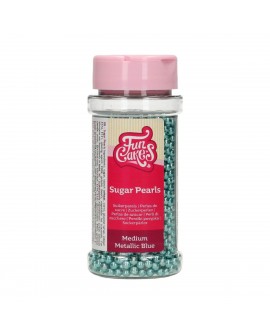 Fun Cakes sprinkles 80 g pearls blue