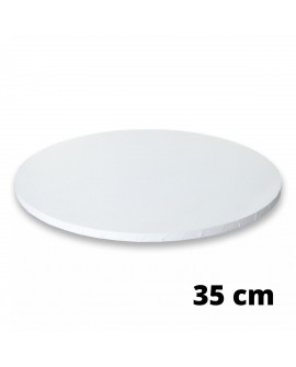 MDF stojan na tortu biely 10 mm Julita 34 cm