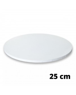 Podkład pod tort MASONIT 25 cm Biały MDF