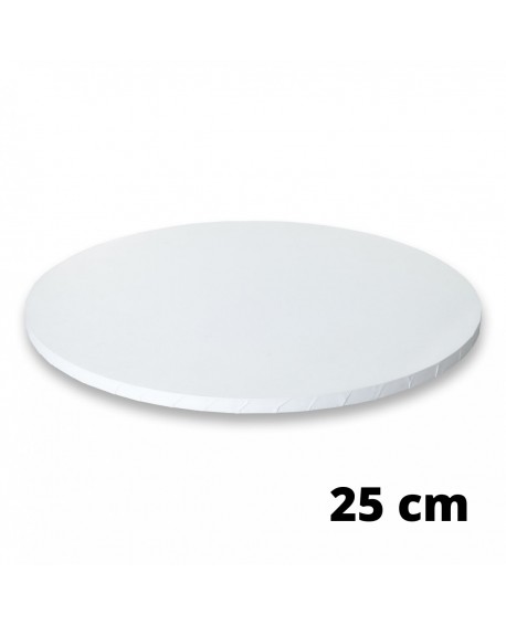 MDF stojan na tortu biely 10 mm Julita 25 cm