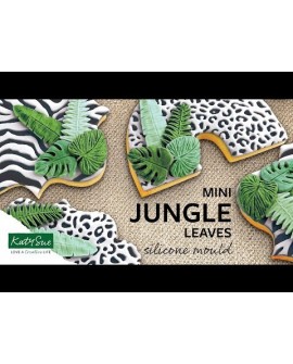 Forma silikonowa Katy Sue Liście tropikalne Mini Palma Monstera