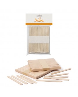 Lapos fapálcikák 11,5 cm 100 db Decora