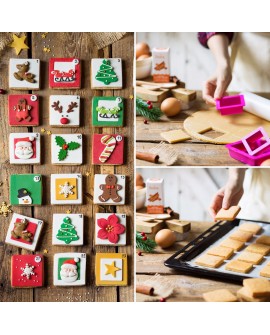 Foremki Decora 3 szt Kwadratowe
