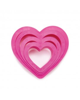 Foremki Decora 4 szt Serca