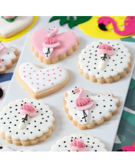 Foremki Decora 4 szt Serca Falowane