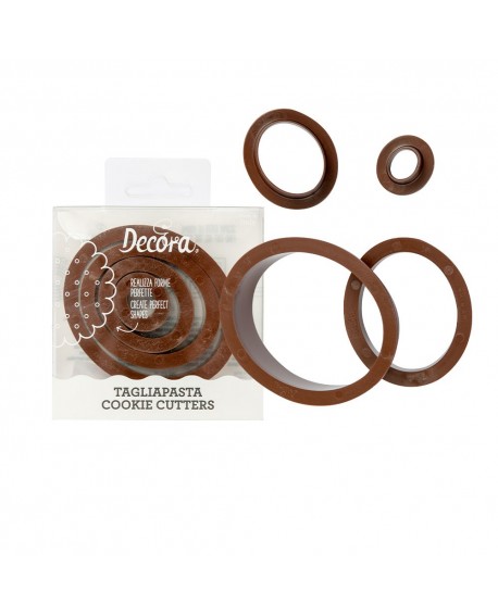 Decora molds 4 pcs, Oval