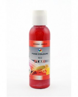 Barwnik PERŁOWY do aerografu CZERWONY 135 ml Food Colours