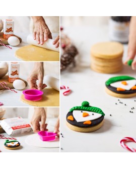 Decora Moulds 6 Stück kreisförmige Kreise Decora Moulds 6 Stück kreisförmige Kreise