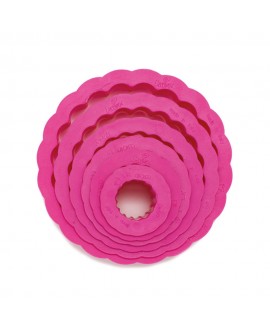 Formen Decora 6 Stück Kreise kreisförmig wellig Formen Decora 6 Stück Kreise kreisförmig wellig