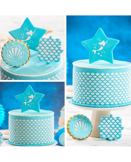 Foremki Decora 6 szt Gwiazdki