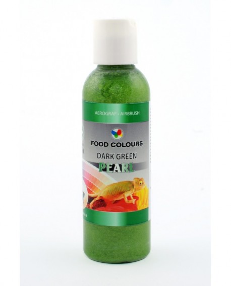 Barwnik PERŁOWY do aerografu ZIELONY CIEMNY 135 ml Food Colours Barwnik PERŁOWY do aerografu ZIELONY CIEMNY 135 ml Food Colours